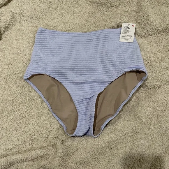 lululemon athletica Swim Lululemon Smocked High Waisted Swim